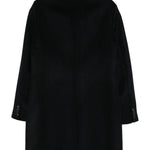 Cappotto monopetto in blu Moorer - uomo 