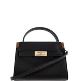 Borsa a mano Lee Radziwill petite in nero Tory Burch - donna 