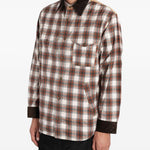 Giacca-camicia a quadri in beige in beige Junya watanabe - uomo 
