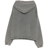 Felpa con cappuccio mothtech in grigio Satisfy - unisex 