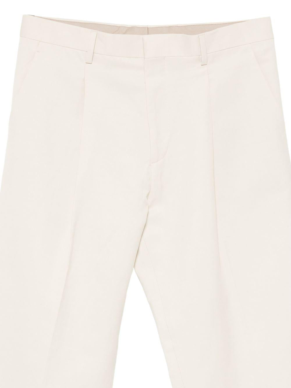Pantaloni Vincent a gamba dritta con pieghe in bianco Costumein - uomo 