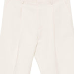 Pantaloni Vincent a gamba dritta con pieghe in bianco Costumein - uomo 
