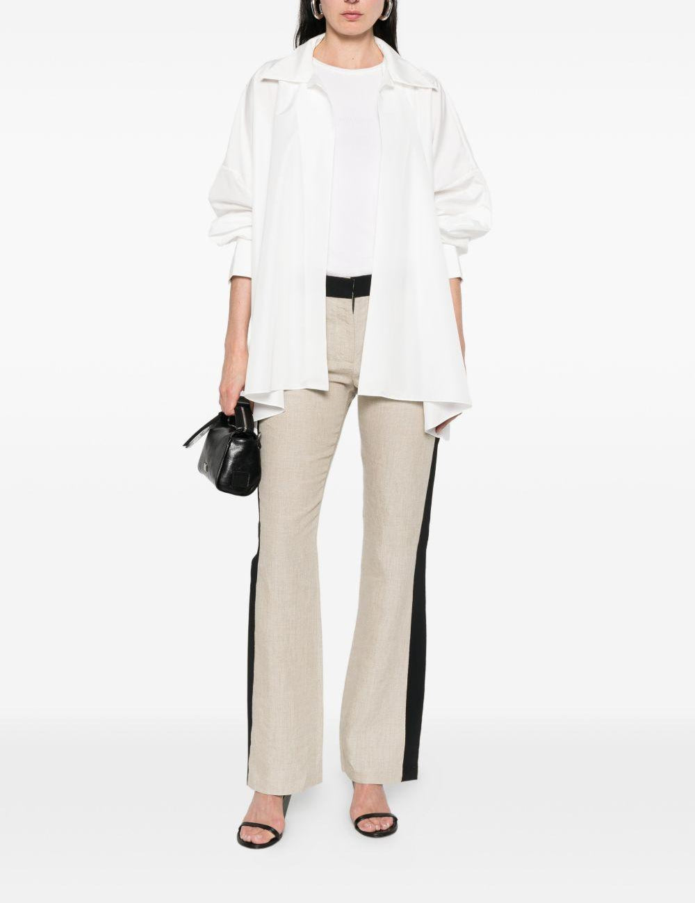 Camicia classica in bianco Norma Kamali - donna 