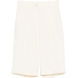 Shorts con bottoni in bianco Antonelli - donna 