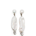Orecchini di perle di cristallo in argento Simone rocha - donna 