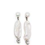 Orecchini di perle di cristallo in argento Simone rocha - donna 