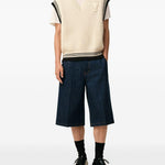 Gilet con scollo a v ami de coeur in beige Ami paris - unisex 