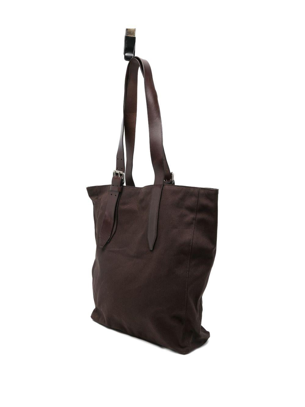 Borsa tote in canvas in marRone Dries van noten - uomo 