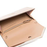 Clutch in pelle lucida emmie in beige Jimmy choo - donna 