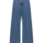 Jeans a gamba ampia in indaco Rick Owens - uomo 