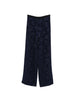 Forte forte women's jacquard floral trousers in blue