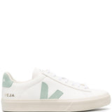 Sneakers basse campo in bianco e verde Veja - donna 