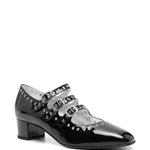 Decollete con occhielli 40mm in nero - donna 