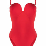 Costume intero con scollo a cuore in rosso - MAGDA BUTRYM -  donna 