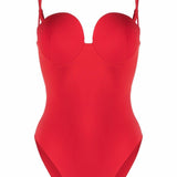 Costume intero con scollo a cuore in rosso - MAGDA BUTRYM -  donna 
