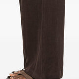 Pantaloni a gamba ampia in marrone Maurizio - donna 