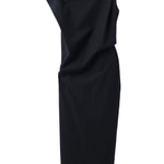 Abito midi drappeggiato la robe drap in nero Jacquemus - donna 