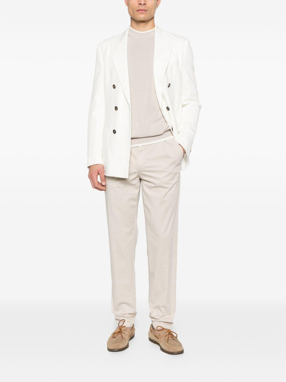 Maglia con design a strati in beige Eleventy - uomo 