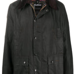 Giacca con chiusura a pressione Bedale in olive Barbour - uomo 