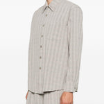 Camicia a righe above in beige Our legacy - uomo 
