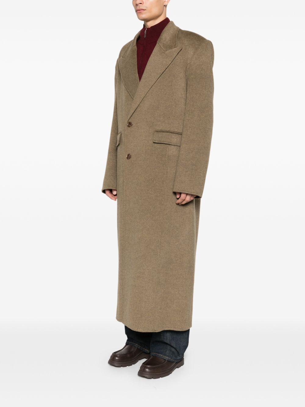 Cappotto monopetto Tetsu in verde Sefr - uomo 