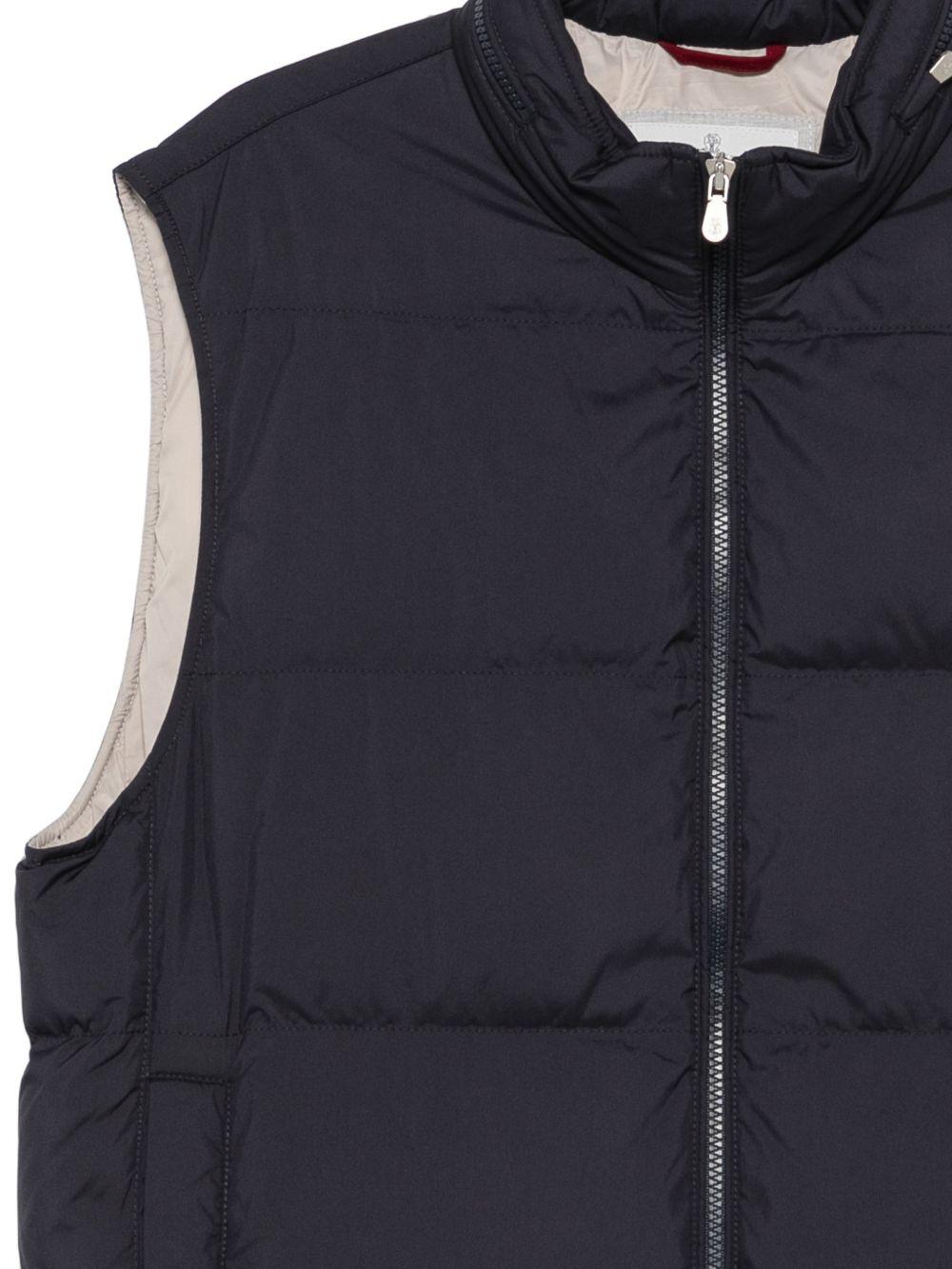 Gilet imbottito in blu 