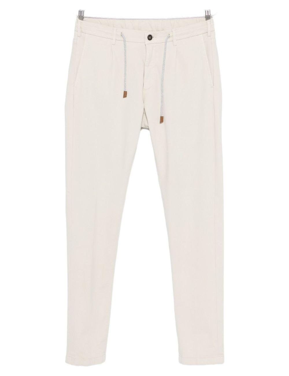Pantaloni con coulisse in beige chiaro Eleventy - uomo 