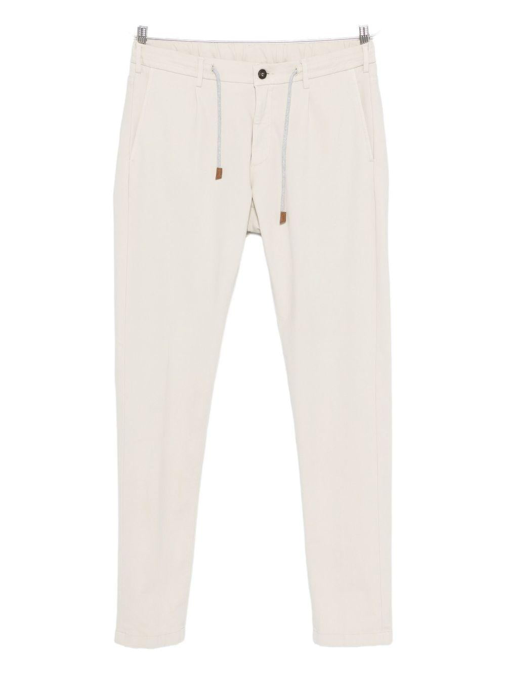 Pantaloni con coulisse in beige chiaro Eleventy - uomo 