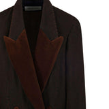 Blazer doppiopetto blink in marrone Dries van noten - donna 