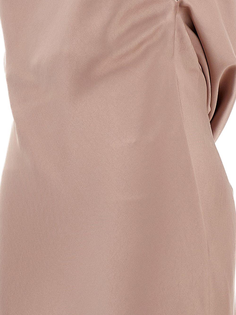 Abito corto Carmen con scollo in beige The Andamane - donna 