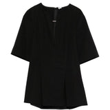 Top in cotone in neroToteme - donna 