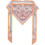 Foulard di seta con stampa floreale multicolore Zimmermann - donna 