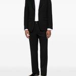 Pantaloni patuk in nero lardini - uomo 