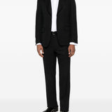 Pantaloni patuk in nero lardini - uomo 