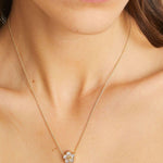 Collana Kira con fiore Tory Burch - donna 
