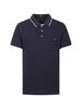 Polo aderente in blu Fay - uomo