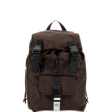 Zaino con fibbia e logo in marrone A.P.C. - uomo 