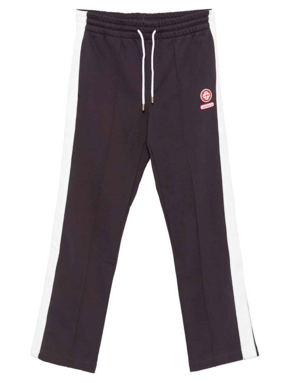 Pantaloni con banda laterale in viola Casablanca - donna 