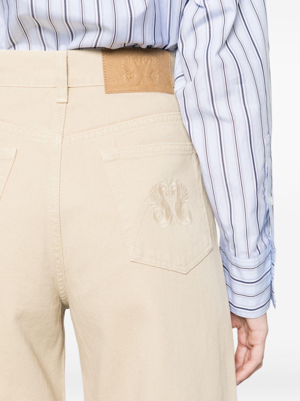 Jeans a gamba ampia npriida in beige Blazè Milano - donna 
