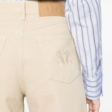 Jeans a gamba ampia npriida in beige Blazè Milano - donna 