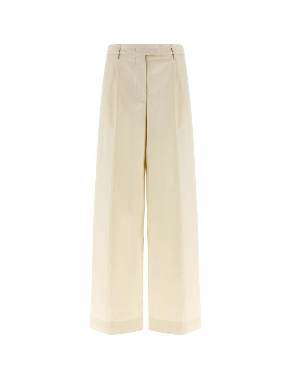 pantaloni deva in avorio the latest - donna 