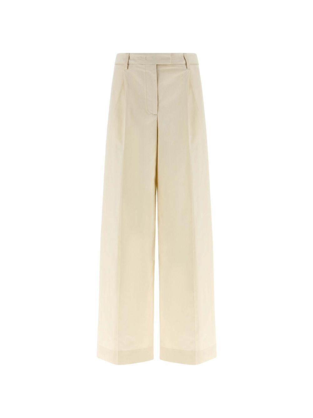 pantaloni deva in avorio the latest - donna 