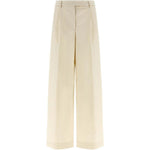 pantaloni deva in avorio the latest - donna 