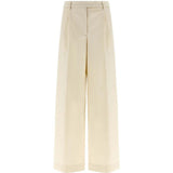 pantaloni deva in avorio the latest - donna 