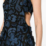 Abito midi Corinna in pizzo in blu Simkhai - donna 