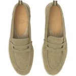 Espadrilles in tela penny in verde Castañer - uomo 