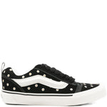 Sneakers knu skool con ricamo a fiori in nero 
