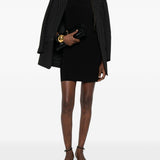 Abito mini collo halter in nero Norma Kamali - donna 