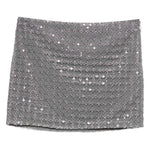 Minigonna con decorazione in grigio Rotate - donna 