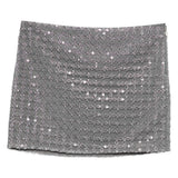 Minigonna con decorazione in grigio Rotate - donna 